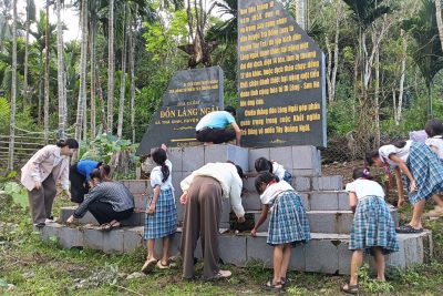 LIÊN ĐỘI TRƯỜNG TIỂU HỌC TRÀ XINH VỀ ĐỊA CHỈ ĐỎ